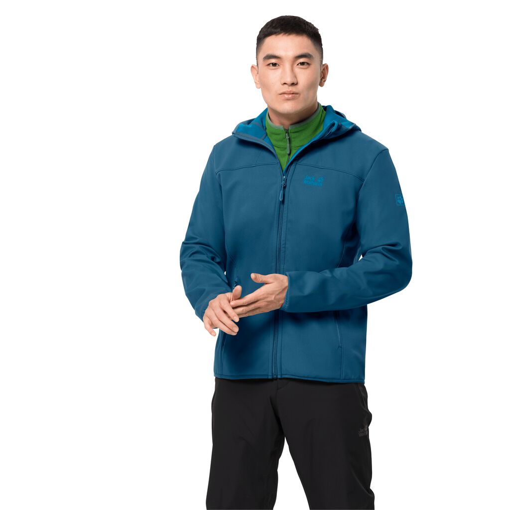 Jack Wolfskin NORTHERN POINT softshell μπουφαν ανδρικα βαθυ μπλε | GR3563473